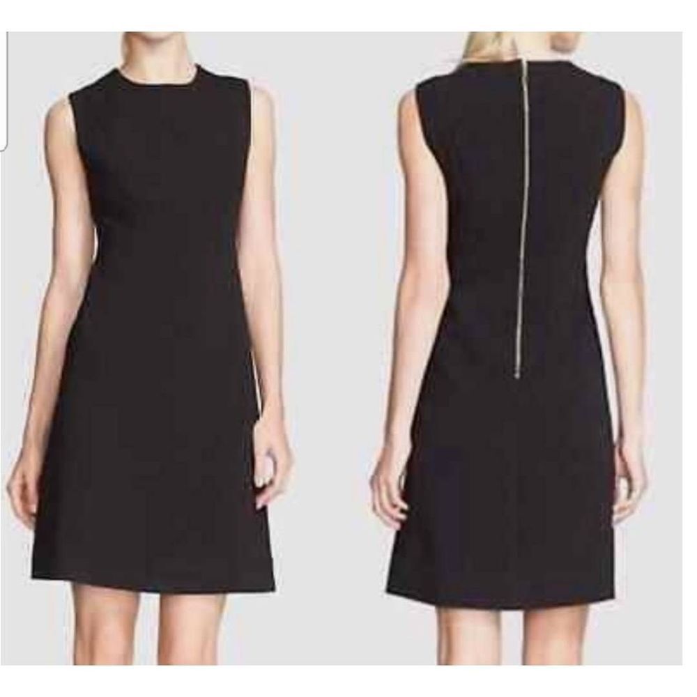 kate spade Black Sleeveless Midi A-Line Dress